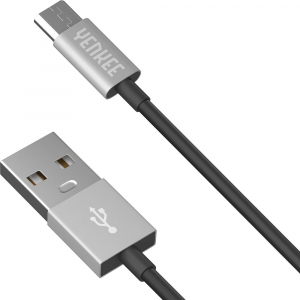 Yenkee USB A / B micro szinkronizáló és töltőkábel 2m szürke  (YCU 222 BSR)